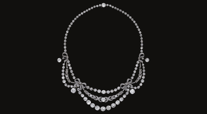 collier perles belle époque