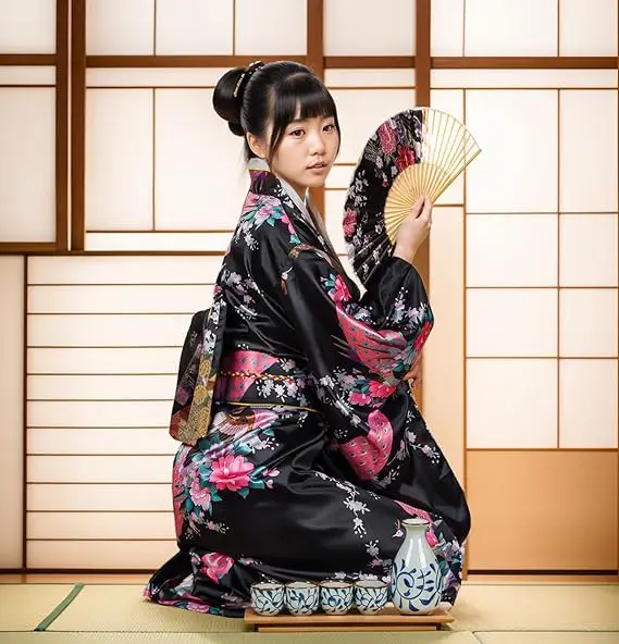 Kimono japonais femme